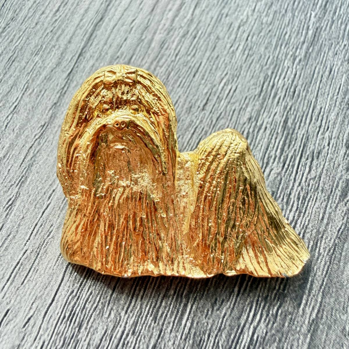 Maltese Brooch - Gold Plate | Alden Arts