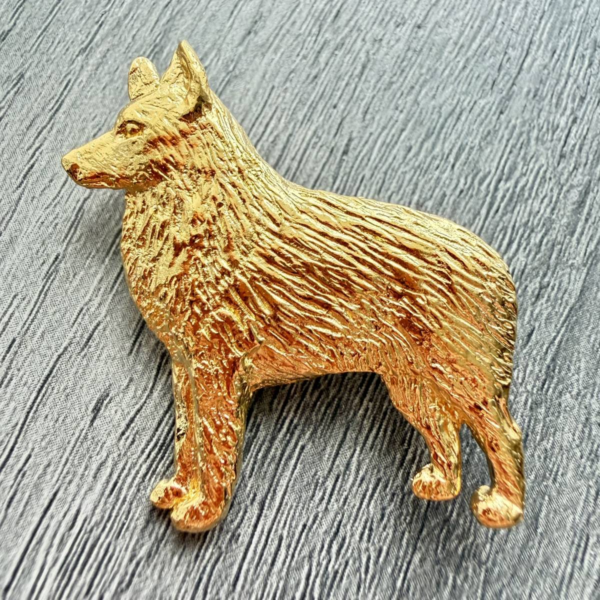 Schipperke Brooch - Gold Plate | Alden Arts