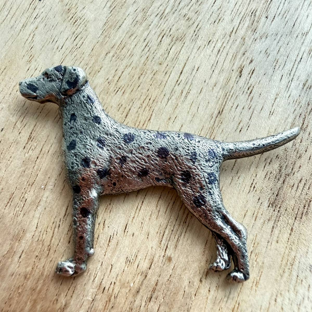 Dalmatian Brooch - Nickel Silver | Alden Arts