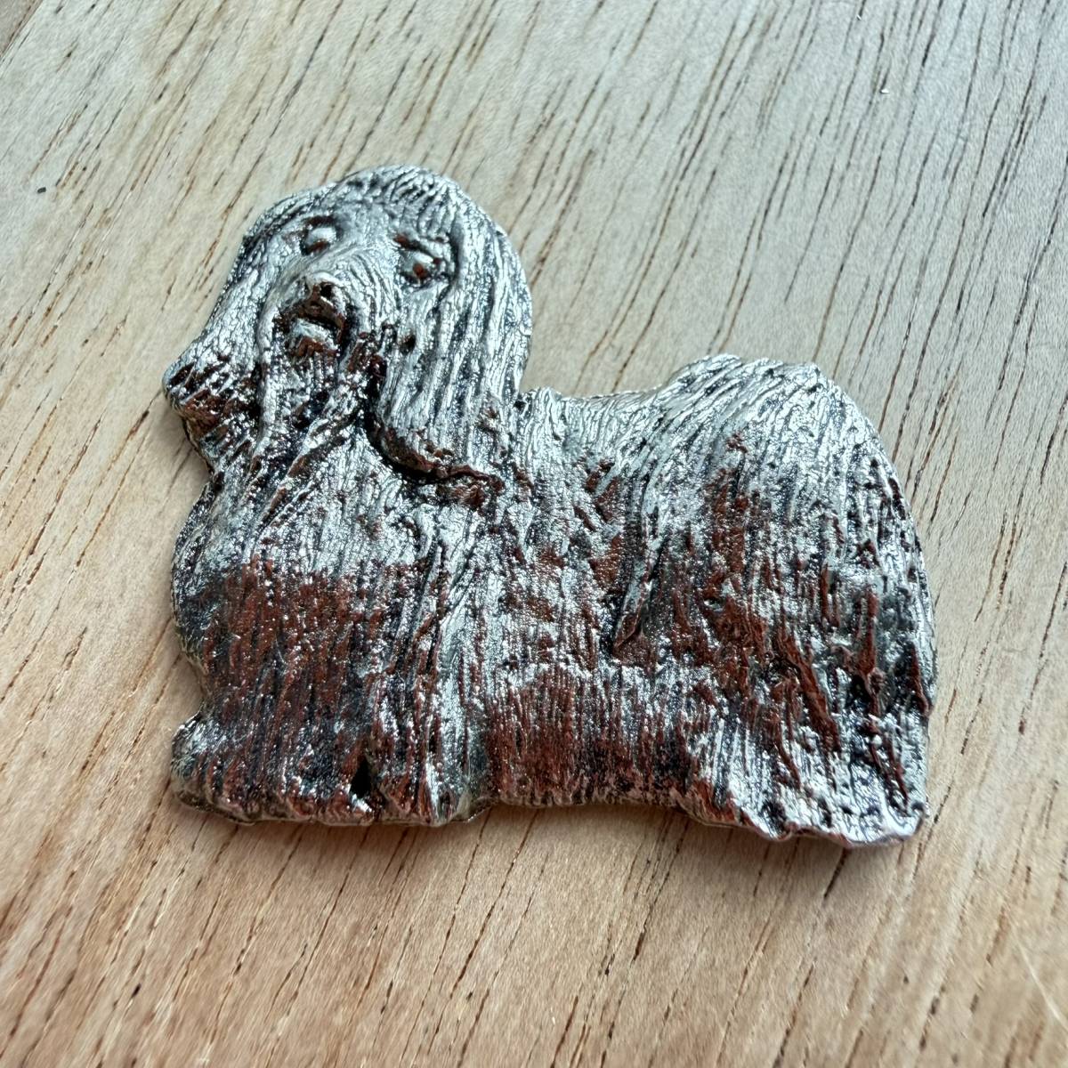 Havanese Brooch - Nickel Silver | Alden Arts