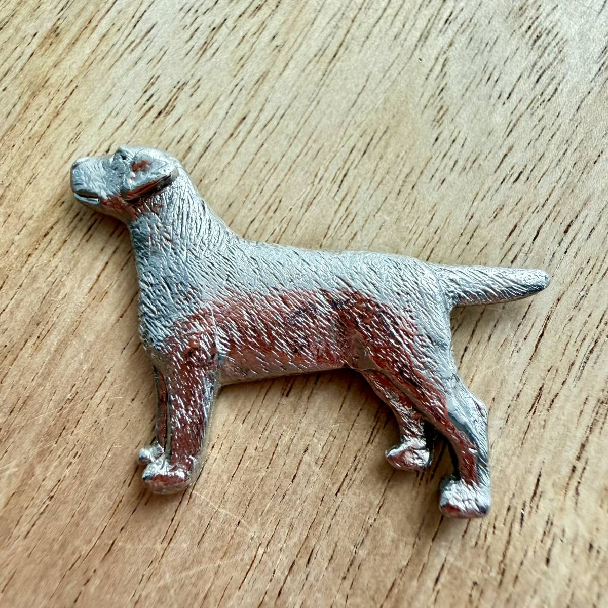 Labrador Brooch - Nickel Silver | Alden Arts