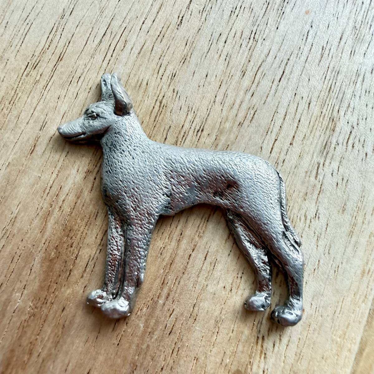 Toy Terrier Brooch - Nickel Silver | Alden Arts