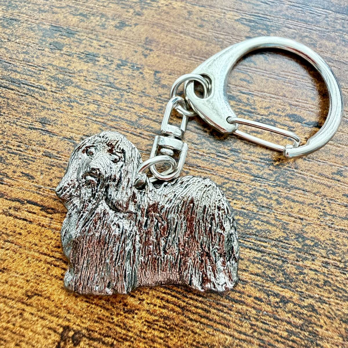 Havanese Keyring | Nickel Silver | Alden Arts