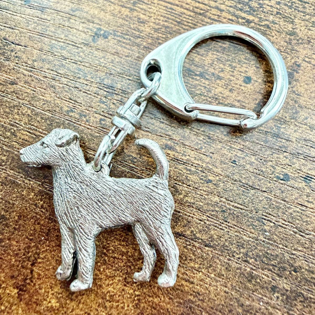 Parson Russell Keyring | Nickel Silver | Alden Arts