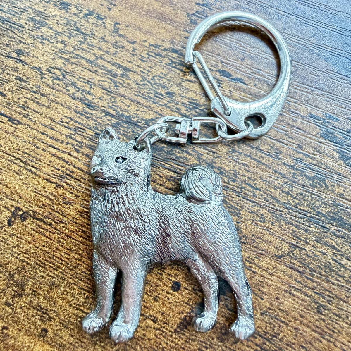 Shiba Inu Keyring | Nickel Silver | Alden Arts