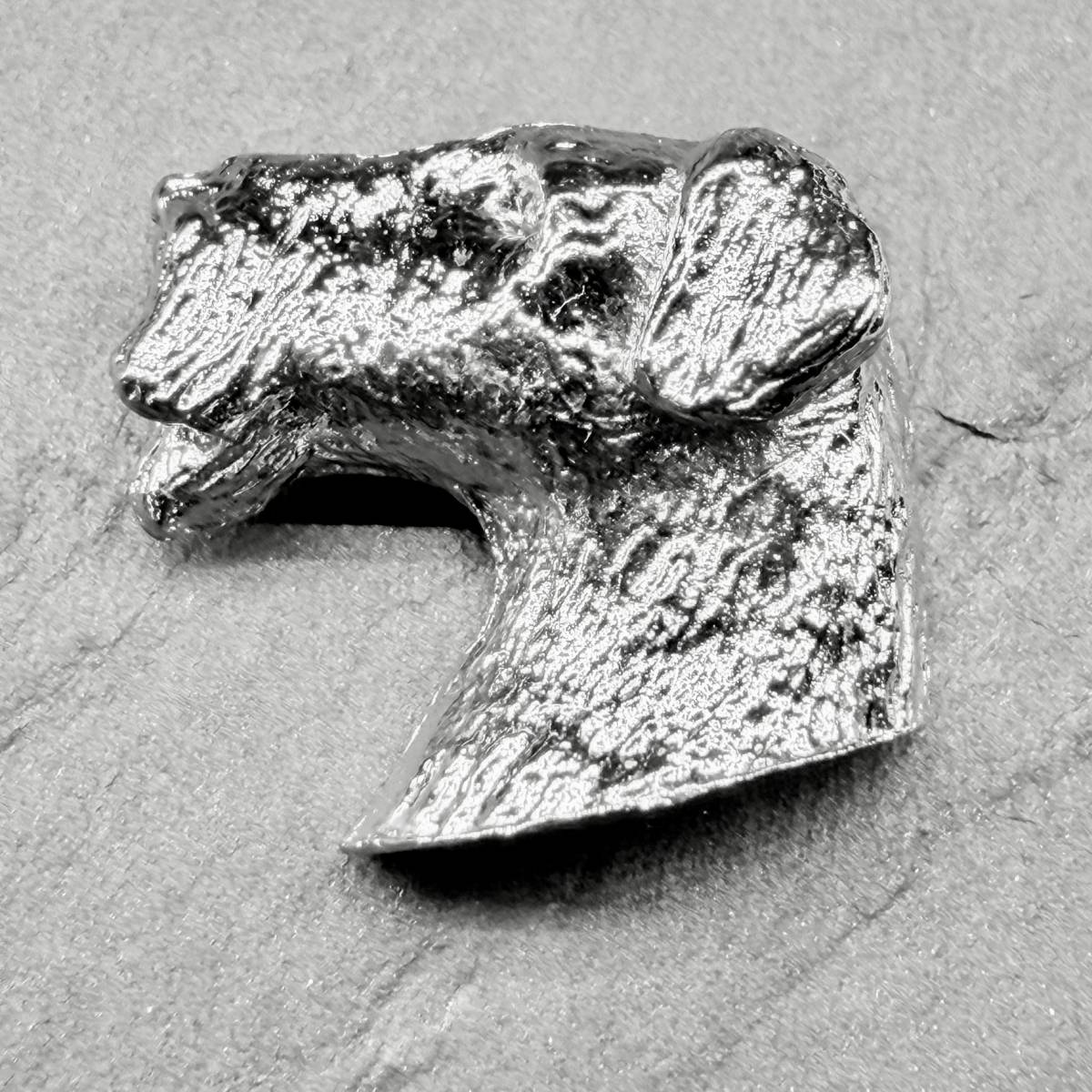 Airedale Lapel Pin | Nickel Silver | Alden Arts