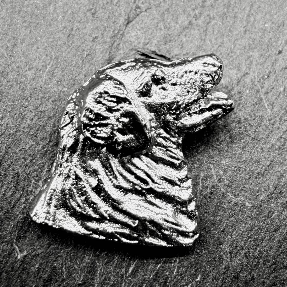 Leonberger Lapel Pin | Nickel Silver | Alden Arts