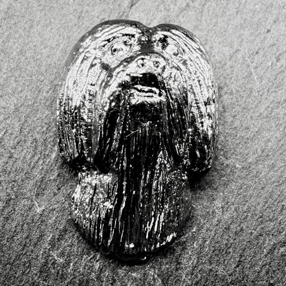 Lhasa Apso Lapel Pin | Nickel Silver | Alden Arts