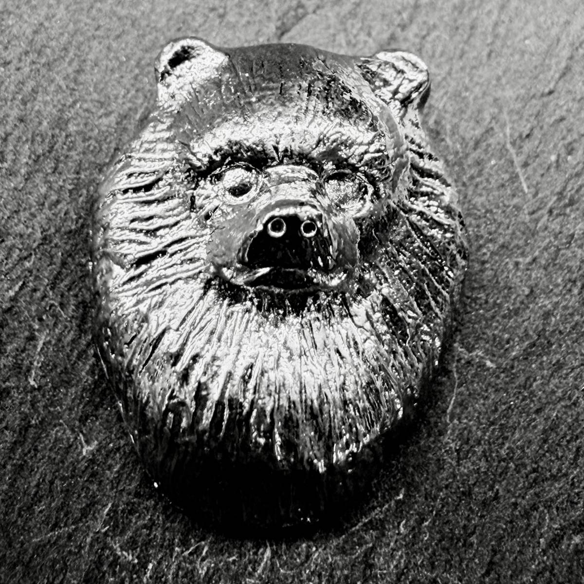 Pomeranian Lapel Pin | Nickel Silver | Alden Arts