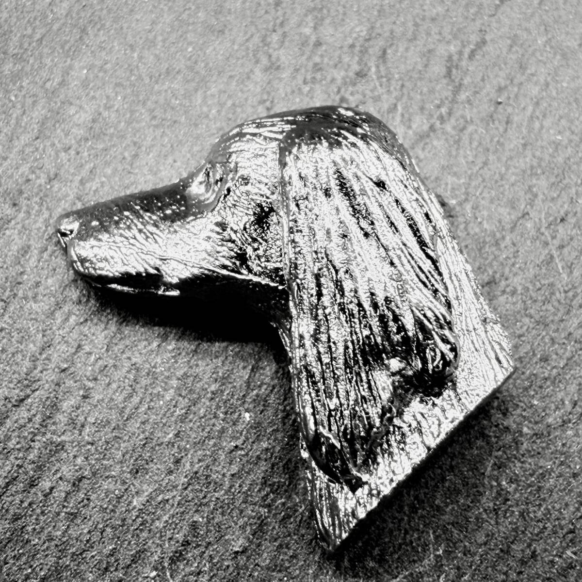 Saluki Lapel Pin | Nickel Silver | Alden Arts