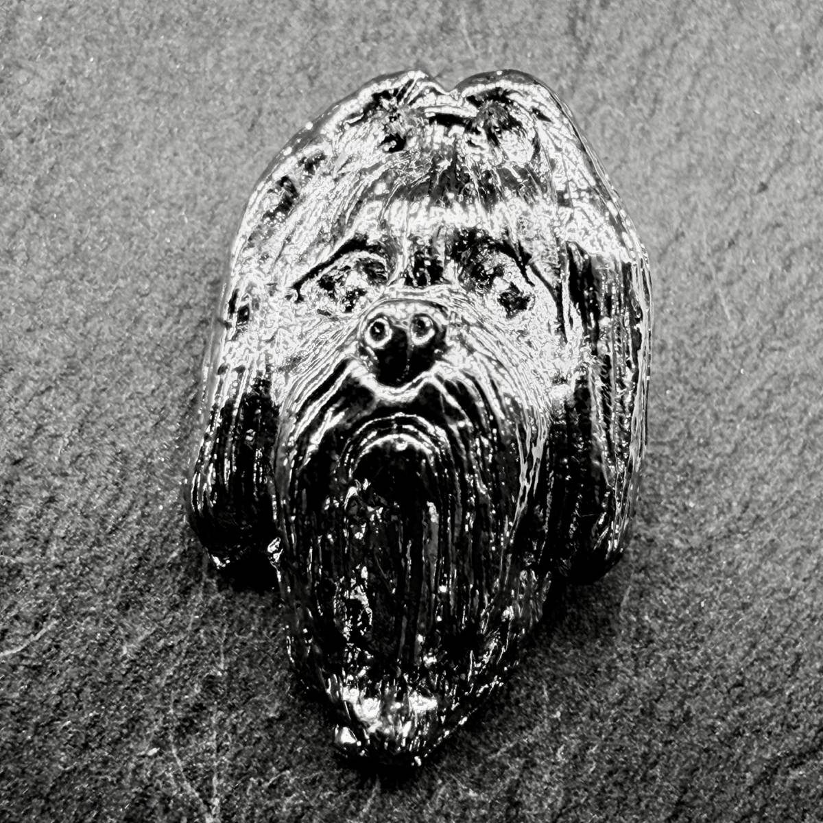 Shih Tzu Lapel Pin | Nickel Silver | Alden Arts