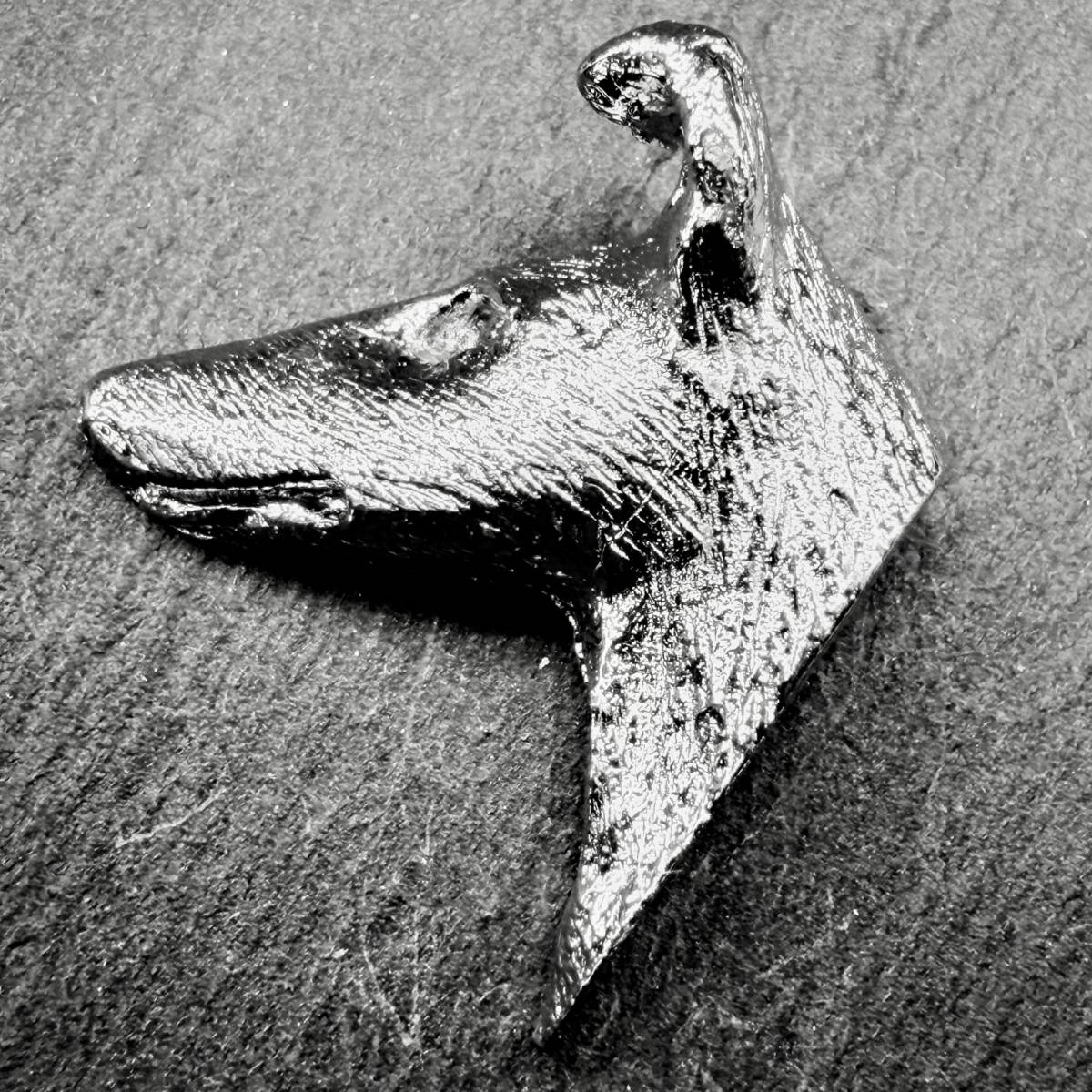 Smooth Collie Lapel Pin | Nickel Silver | Alden Arts