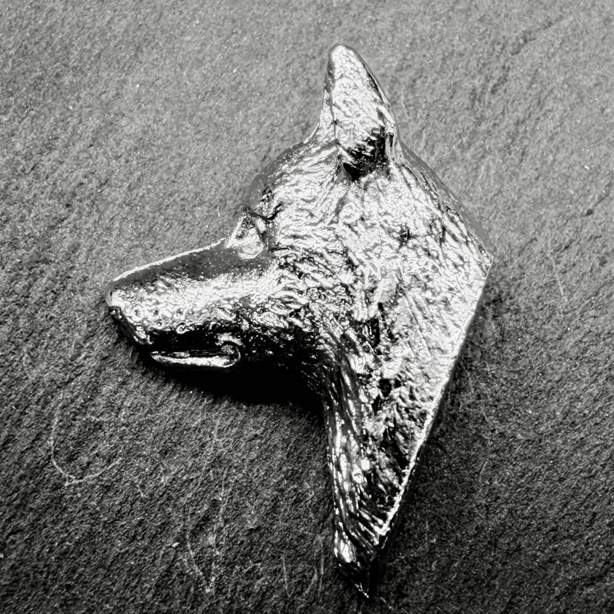 Vallhund Lapel Pin | Nickel Silver | Alden Arts
