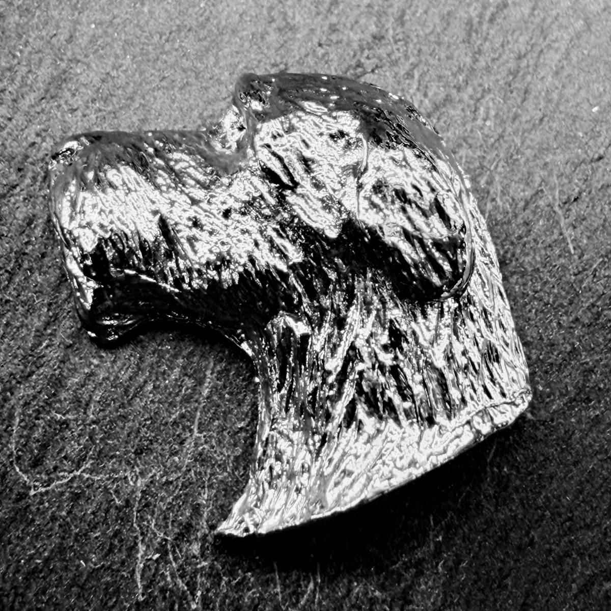 Wolfhound Lapel Pin | Nickel Silver | Alden Arts
