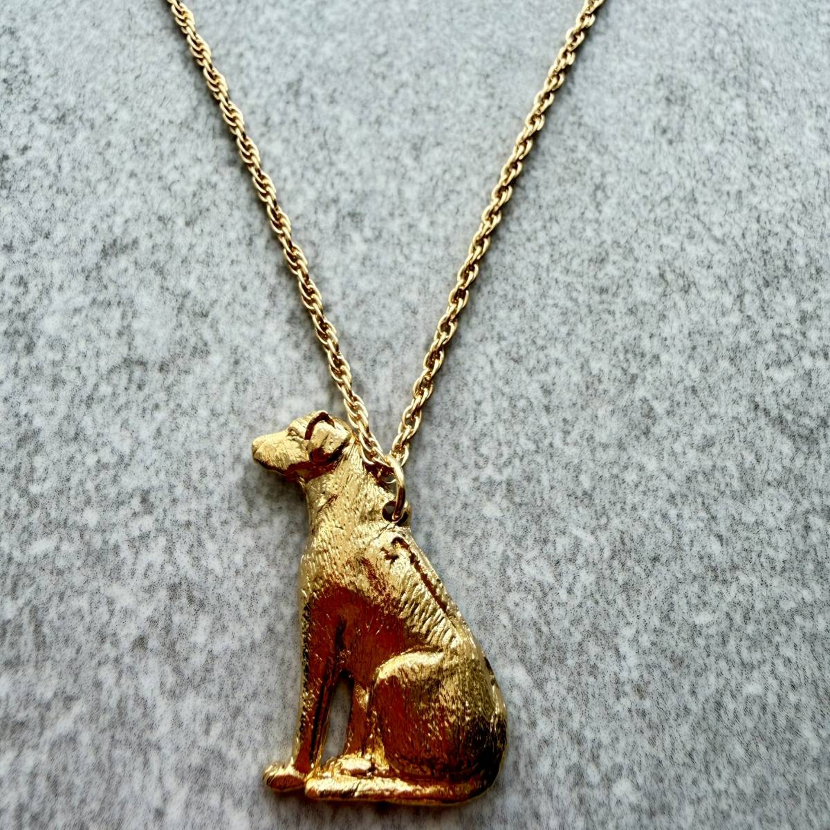 Rhodesian Ridgeback Pendant | Gold Plate | Alden Arts