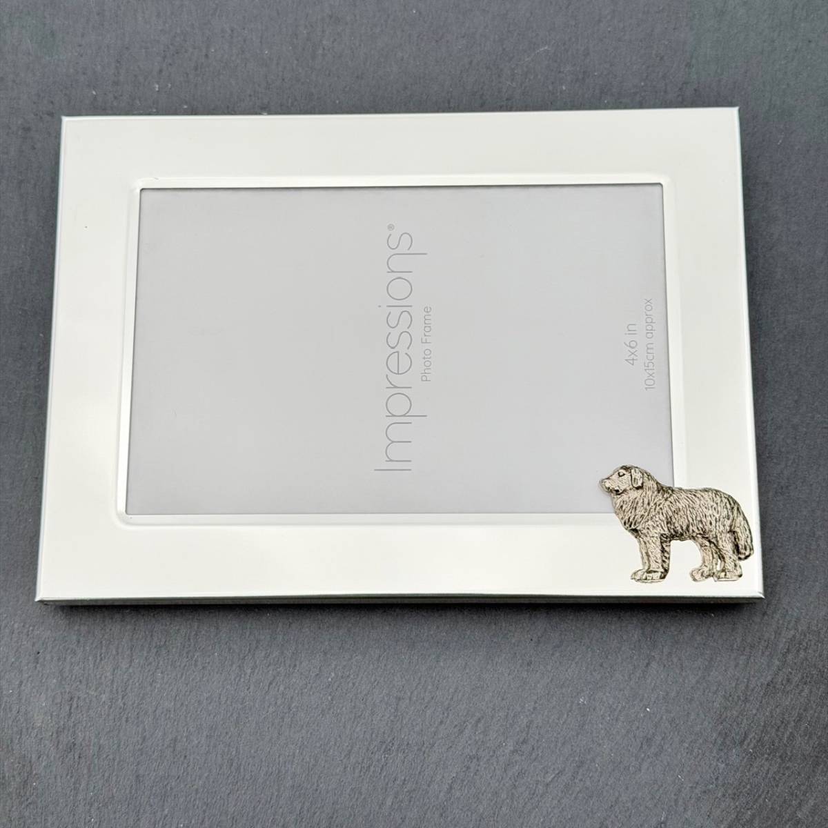 Pyrenean Mountain Dog Photo Frame - Landscape | Alden Arts