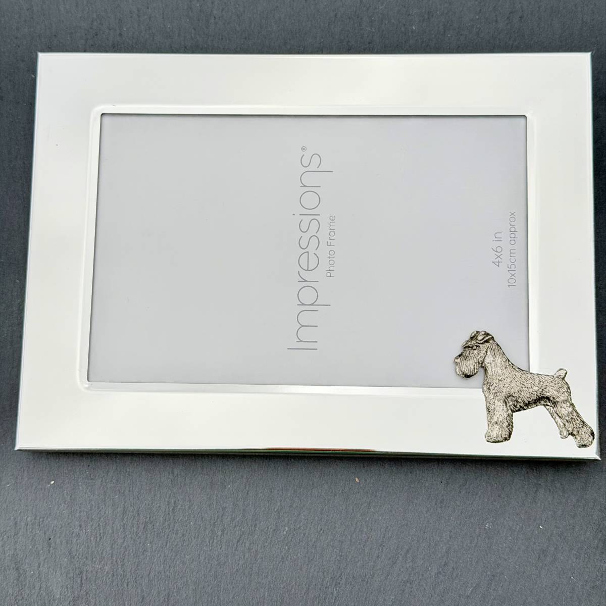 Schnauzer Miniature Photo Frame - Landscape | Alden Arts