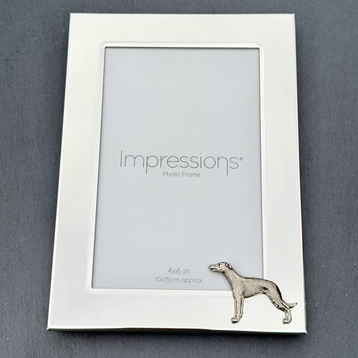 Whippet Photo Frame - Portrait | Alden Arts