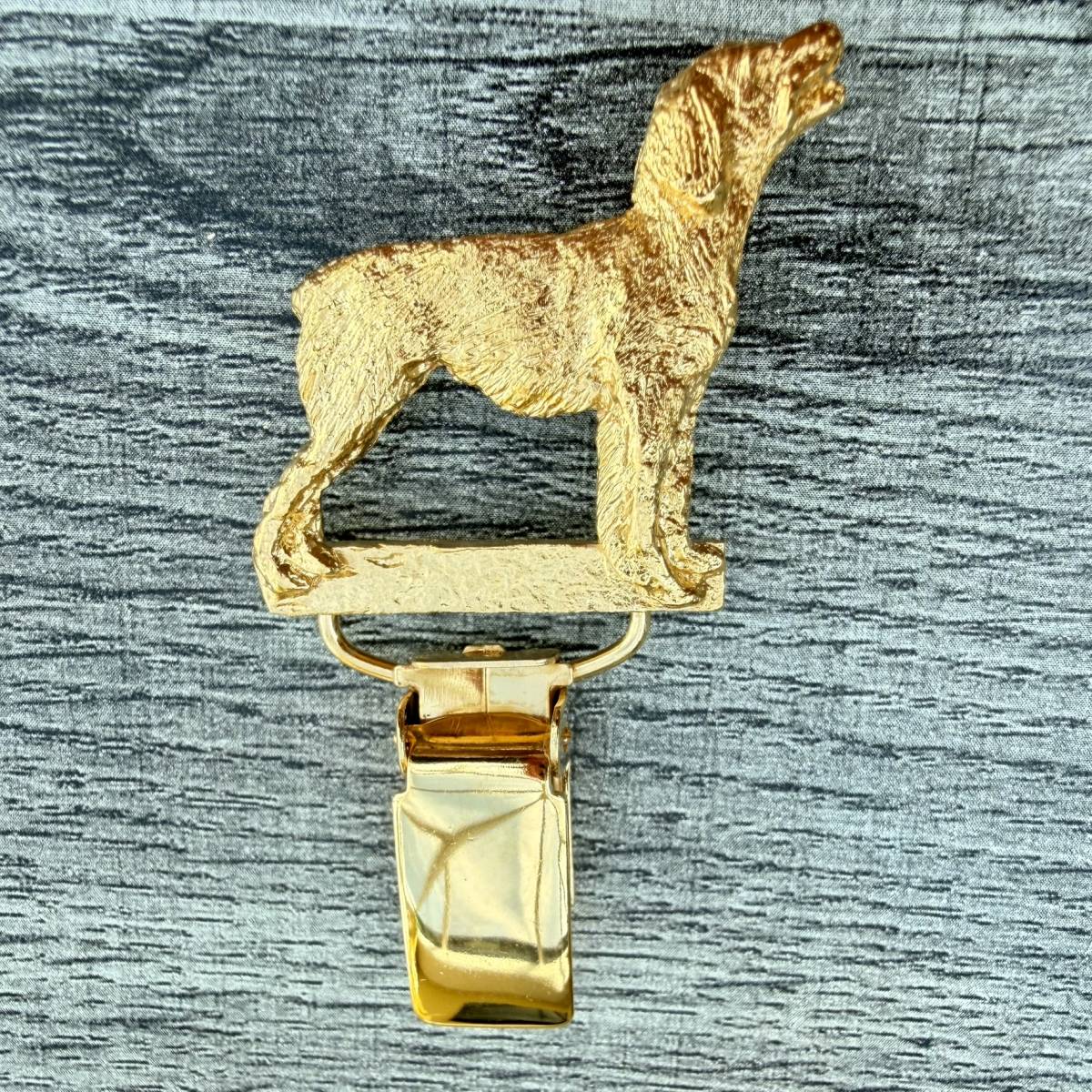 Brittany Spaniel Show Ring Clip - Gold Plate | Alden Arts