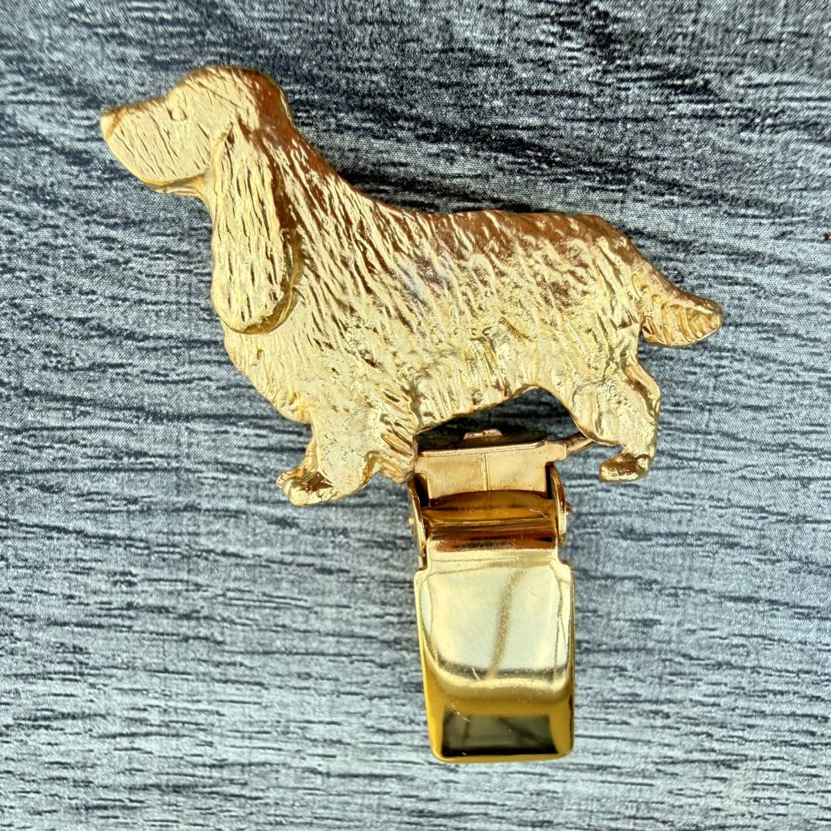 Cocker Spaniel Show Ring Clip - Gold Plate | Alden Arts