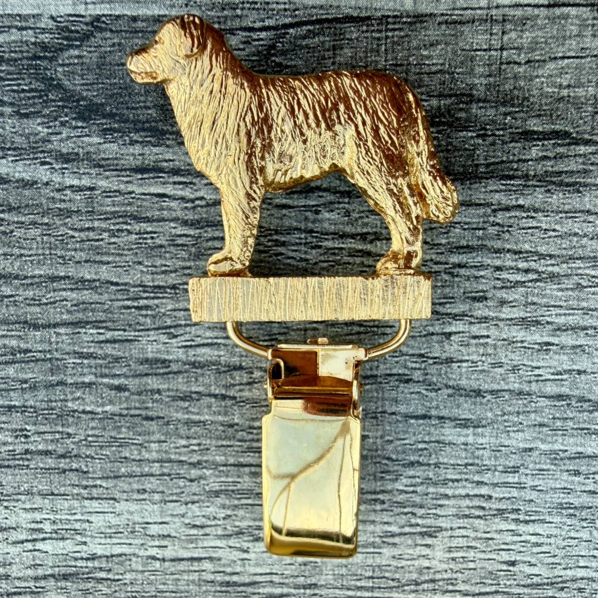 Hovawart Show Ring Clip - Gold Plate | Alden Arts