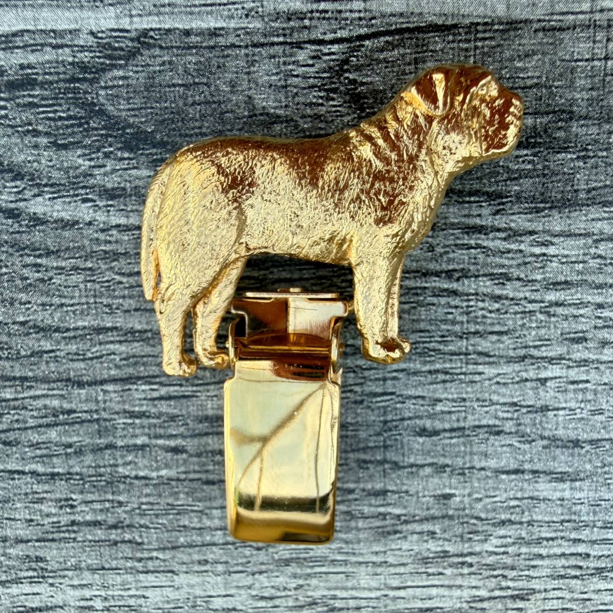 Mastiff Show Ring Clip - Gold Plate | Alden Arts