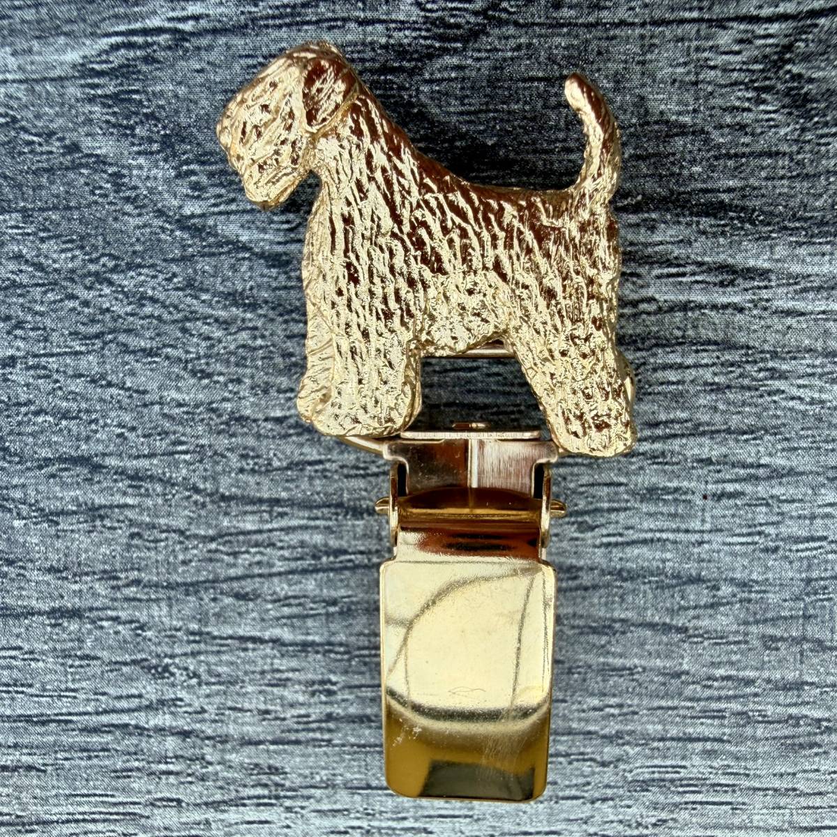 Wheaten Show Ring Clip - Gold Plate | Alden Arts