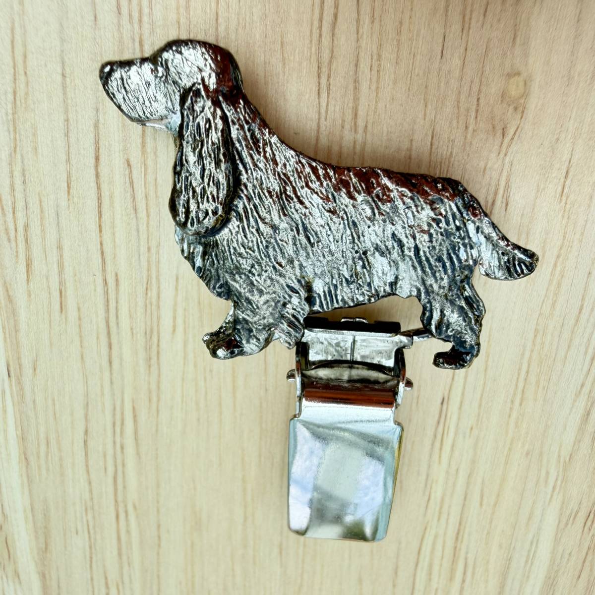 Cocker Spaniel Show Ring Clip - Nickel Silver | Alden Arts