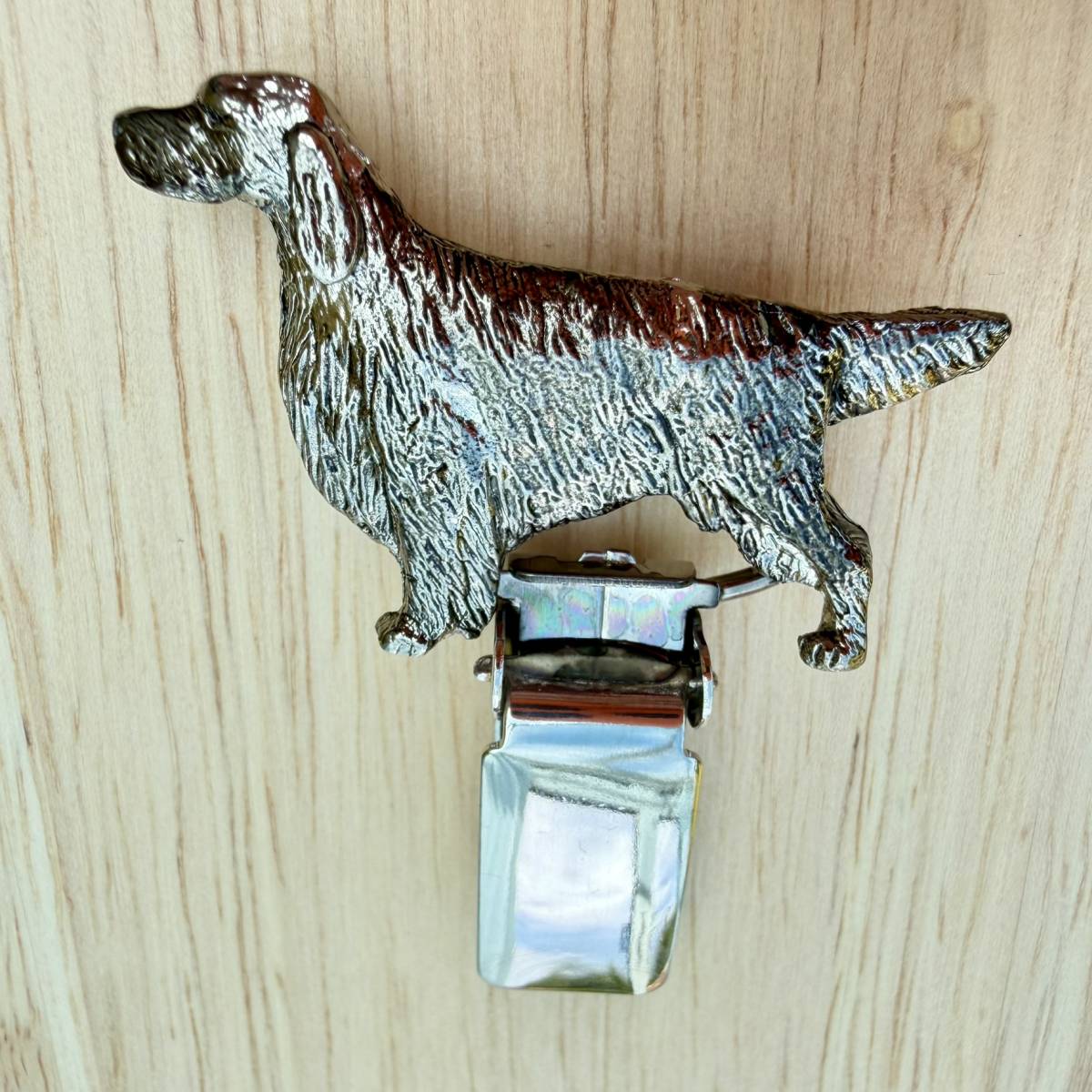 Irish Setter Show Ring Clip - Nickel Silver | Alden Arts