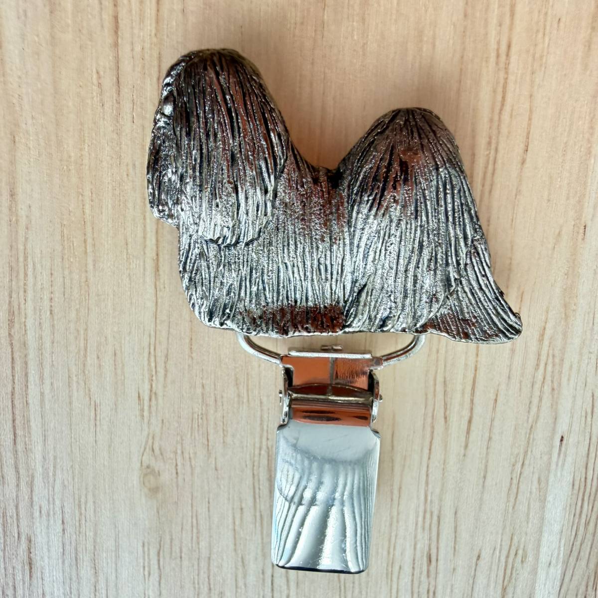 Lhasa Apso Show Ring Clip - Nickel Silver | Alden Arts
