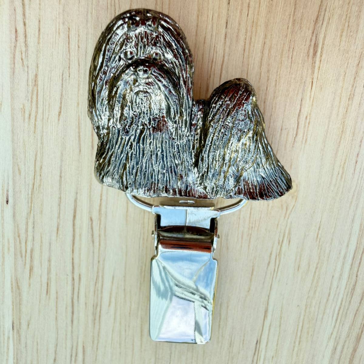 Maltese Show Ring Clip - Nickel Silver | Alden Arts