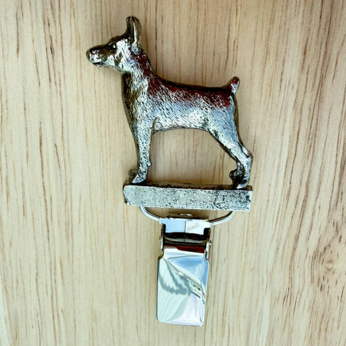 Min Pin Show Ring Clip - Nickel Silver | Alden Arts