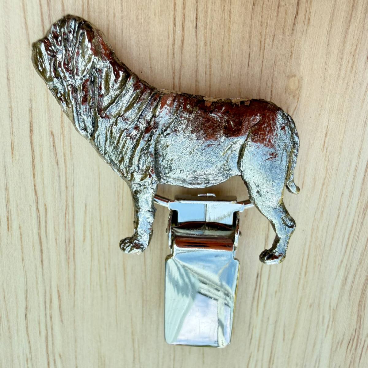Neapolitan Mastiff Show Ring Clip - Nickel Silver | Alden Arts