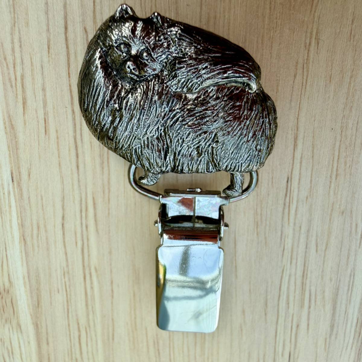 Pomeranian Show Ring Clip - Nickel Silver | Alden Arts