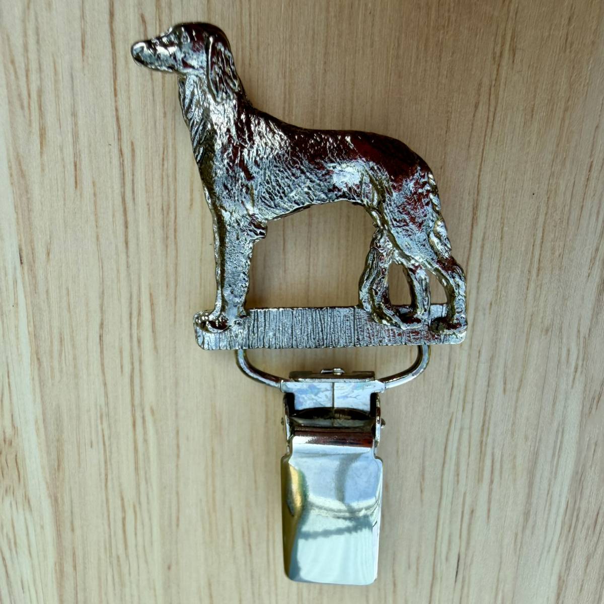Saluki Show Ring Clip - Nickel Silver | Alden Arts