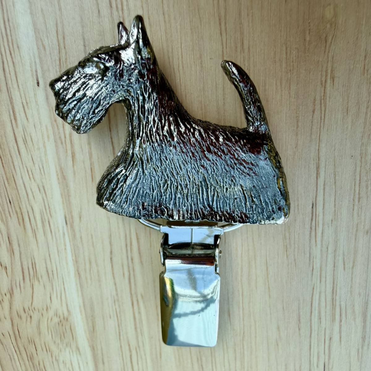 Scottish Terrier Small Show Ring Clip - Nickel Silver | Alden Arts