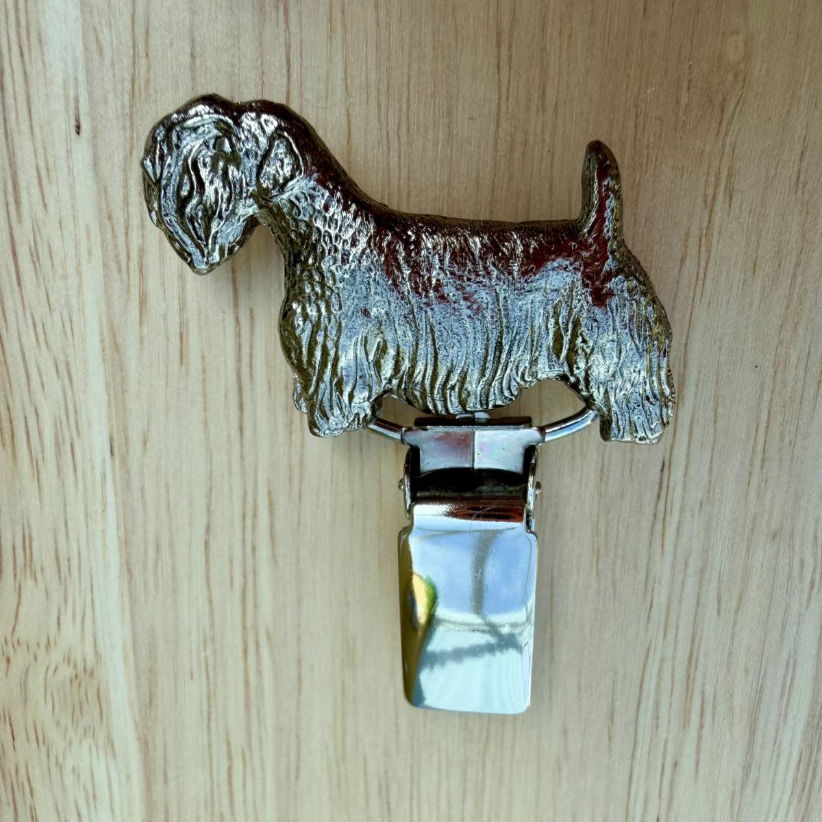 Sealyham Show Ring Clip - Nickel Silver | Alden Arts