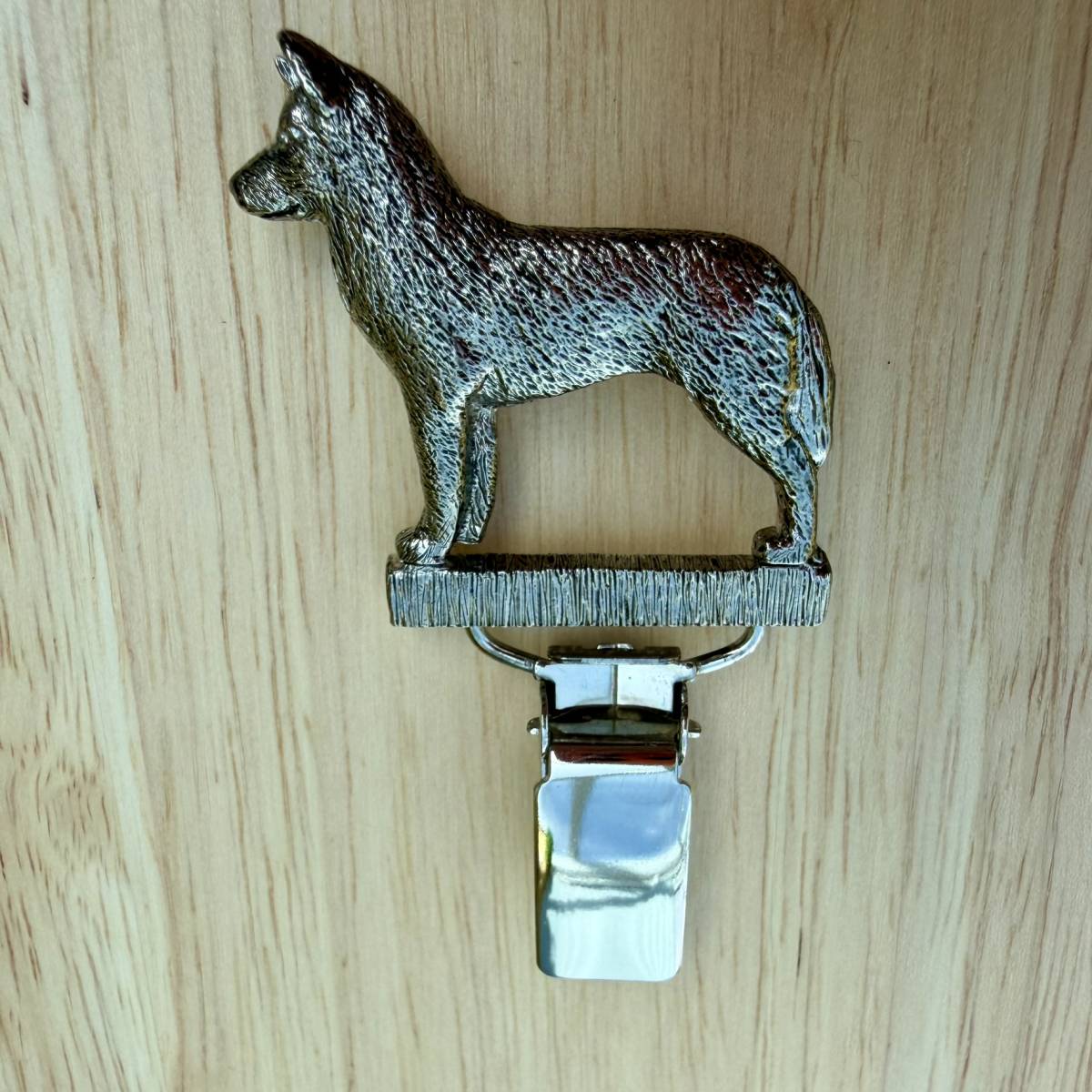 Siberian Husky Show Ring Clip - Nickel Silver | Alden Arts