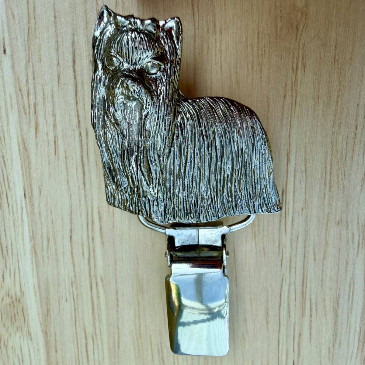 Yorkshire Terrier Show Ring Clip - Nickel Silver | Alden Arts