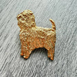 Affenpinscher Brooch - Gold Plate | Alden Arts