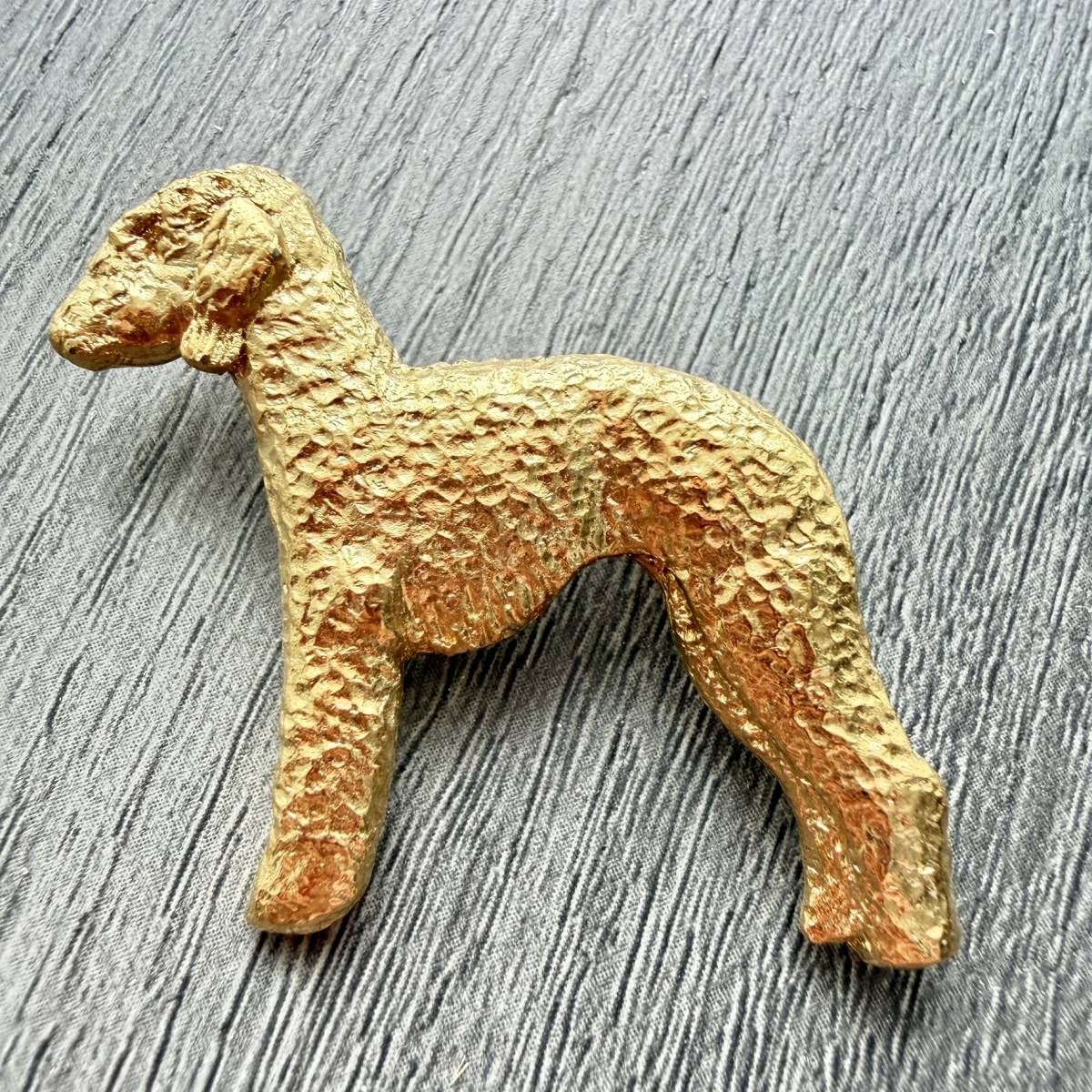 Bedlington Brooch - Gold Plate | Alden Arts