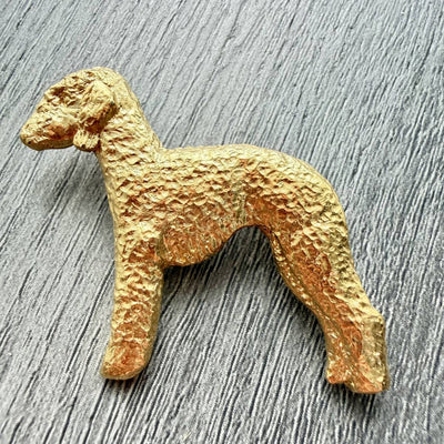 Bedlington Brooch - Gold Plate | Alden Arts