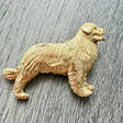 Bernese Mountain Dog Brooch - Gold Plate | Alden Arts