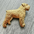 Bouvier Brooch - Gold Plate | Alden Arts