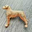 Great Dane Brooch - Gold Plate | Alden Arts