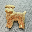 Griffon Rough Brooch - Gold Plate | Alden Arts