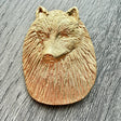 German Spitz Brooch - Gold Plate | Alden Arts