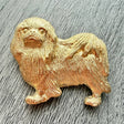 Japanese Chin Brooch - Gold Plate | Alden Arts