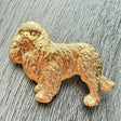 King Charles Spaniel Brooch - Gold Plate | Alden Arts