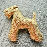 Kerry Blue Brooch - Gold Plate | Alden Arts